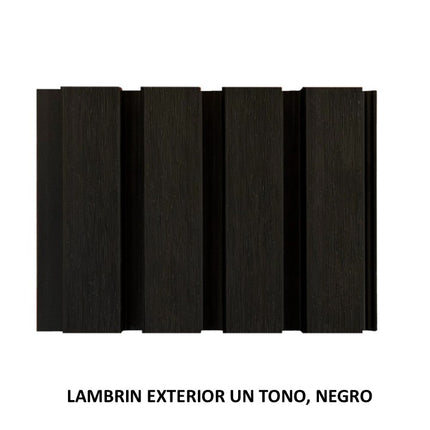 Lambrín Exterior Un Tono – Negro