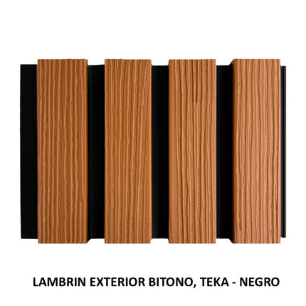 Lambrín Exterior Bitono – Teka / Negro