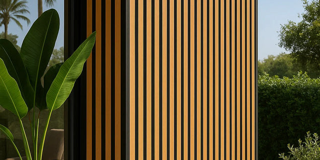Lambrín Exterior Bitono - Maple / Negro