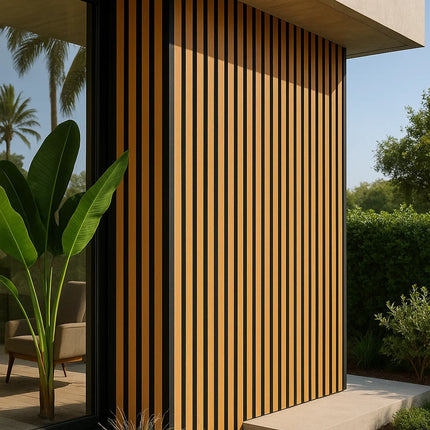 Lambrín Exterior Bitono - Maple / Negro