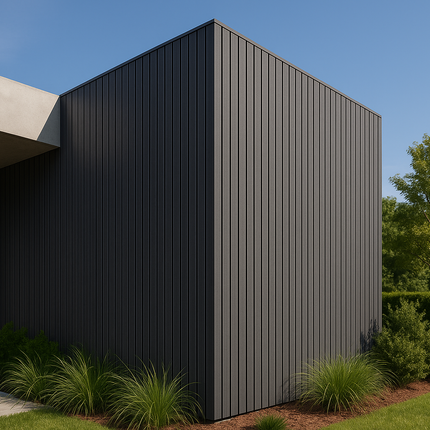 Lambrín Exterior Un Tono – Gris Metálico