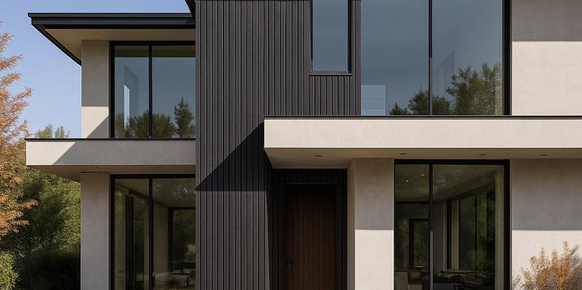 Lambrín Exterior Bitono – Negro Cepillado / Negro