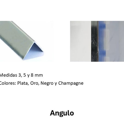 Ángulo de Terminación para Placas PVC
