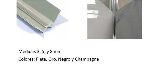 Esquinero Interior para Placas PVC