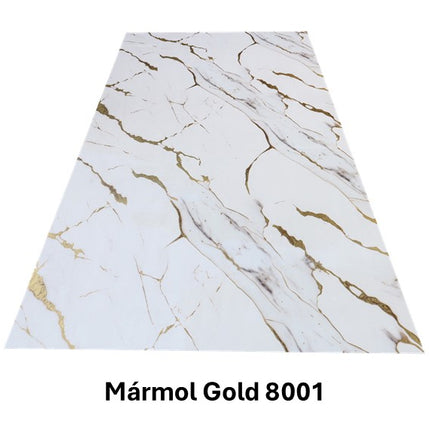 Mármol Sintetizado PVC - Mármol Gold 8001