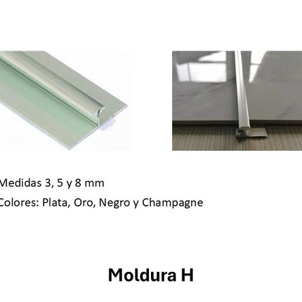 Moldura H para Placas PVC