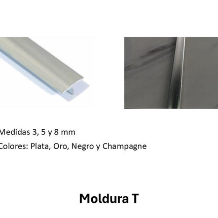 Moldura T para Placas PVC